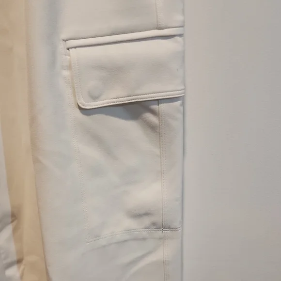 Athleta Women's Cream Wide Leg Pants - Picture 4 of 15